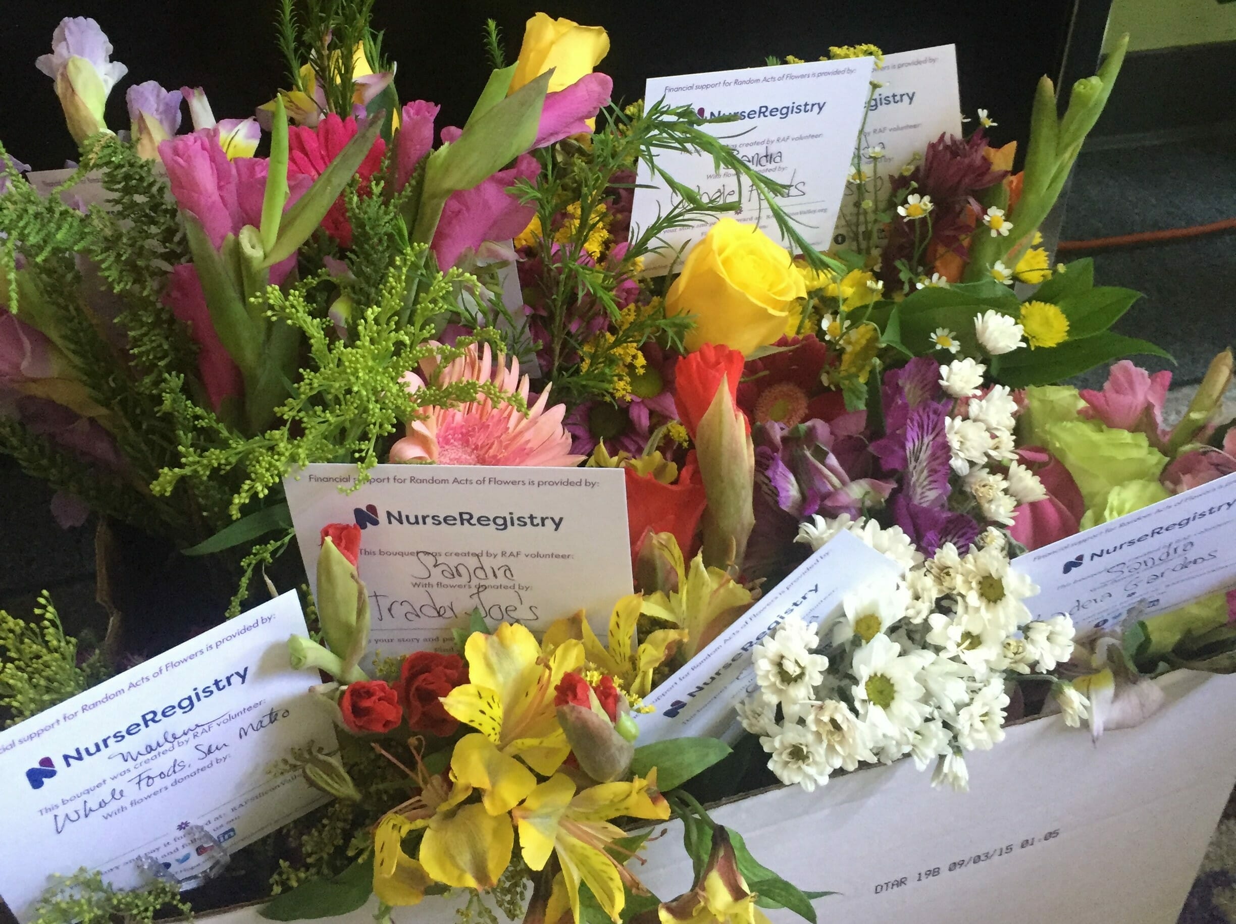 flower donations to los altos subacute and rehabilitation center