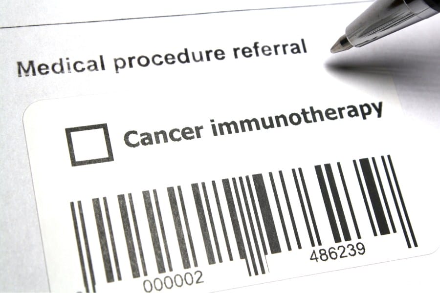 medical care involving immunotherapy