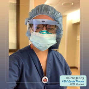 Nurse Jenny winner of the 2020 #CelebrateNurses Giveaway