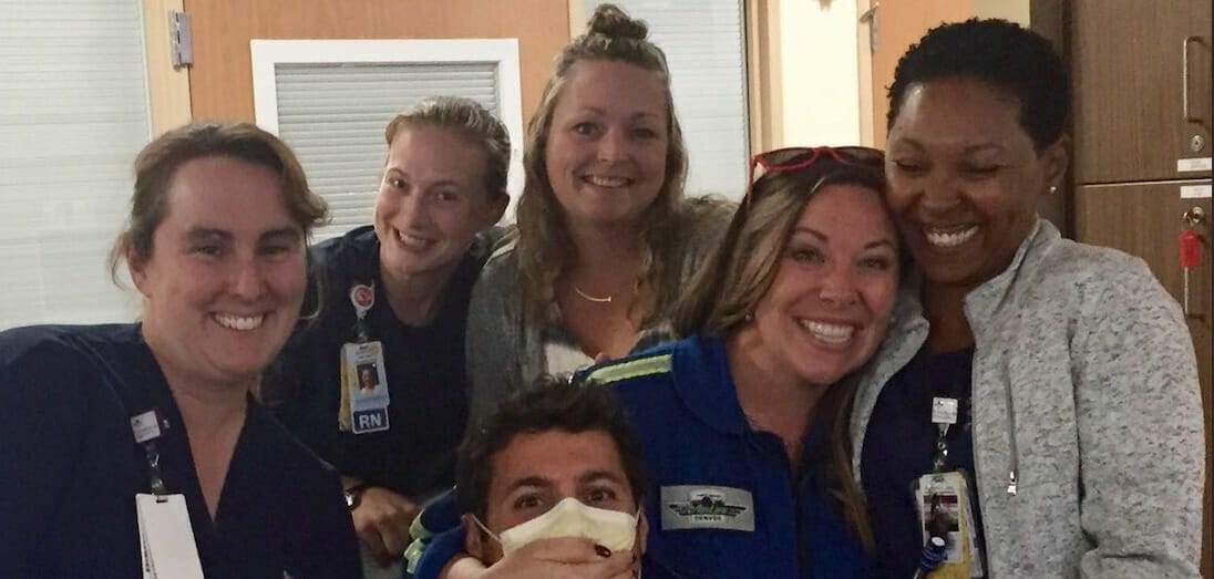 nurses smiling in group photo