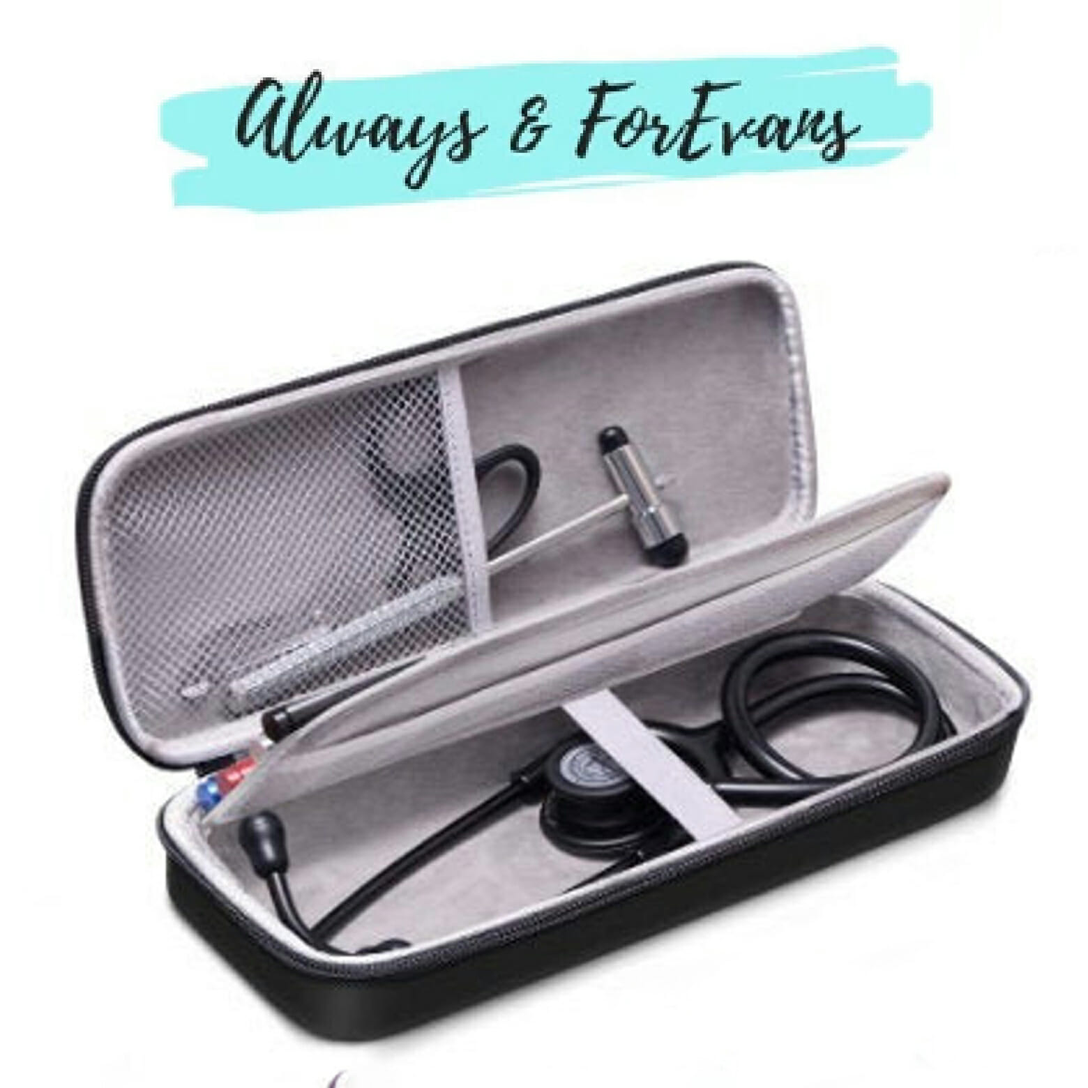 always and for evans personalized stethoscope case