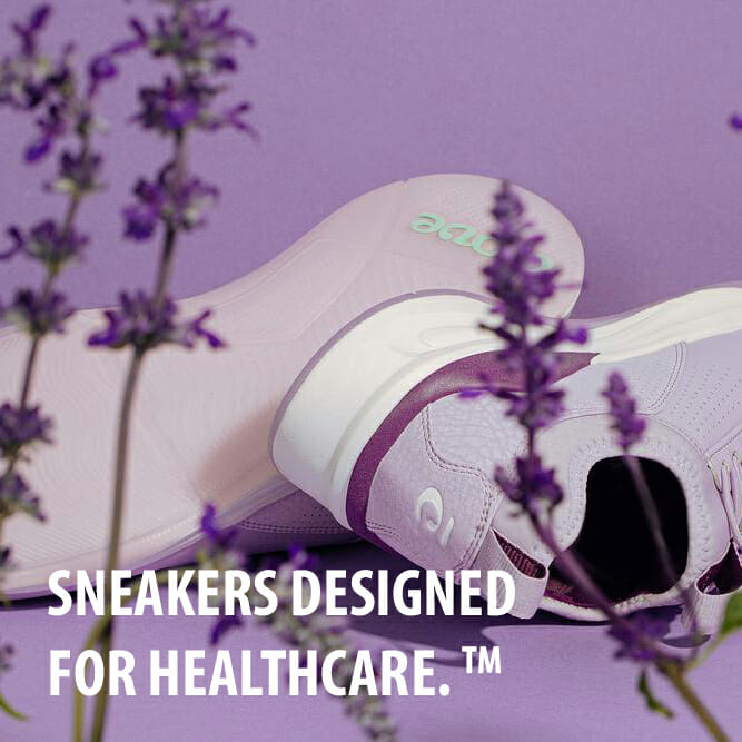 Clove shoes for healthcare lavendar