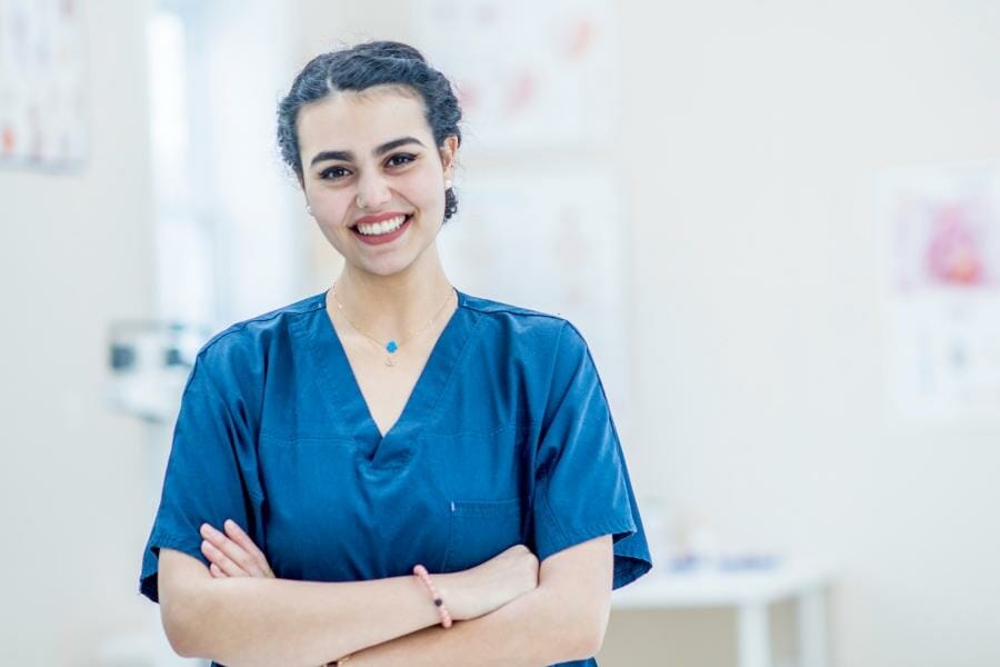 a smiling private duty nurse in Seattle