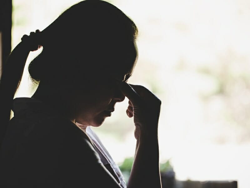 a nurse struggling with grief