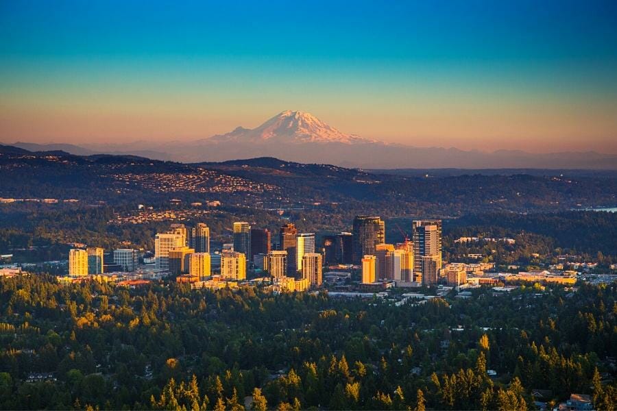 private nurse agency in bellevue washington skyline of downtown bellevue