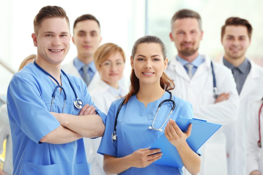 pasadena high quality healthcare staffing High quality and professional nurses smiling