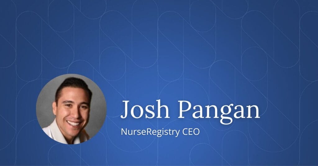 NurseRegistry Celebrates New CEO, Josh Pangan