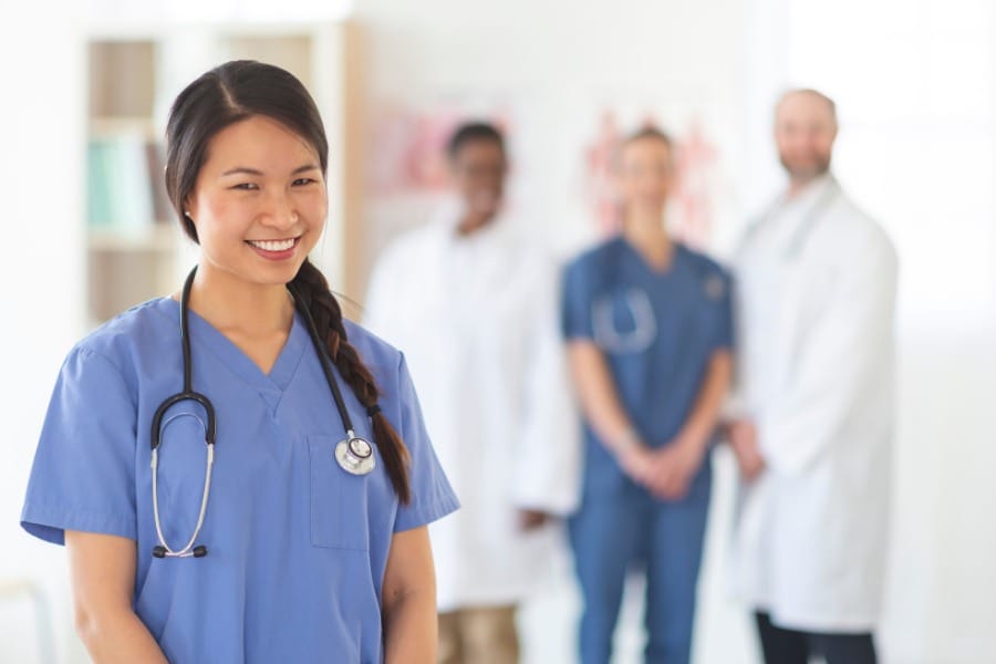 smiling nurses in Santa Clarita