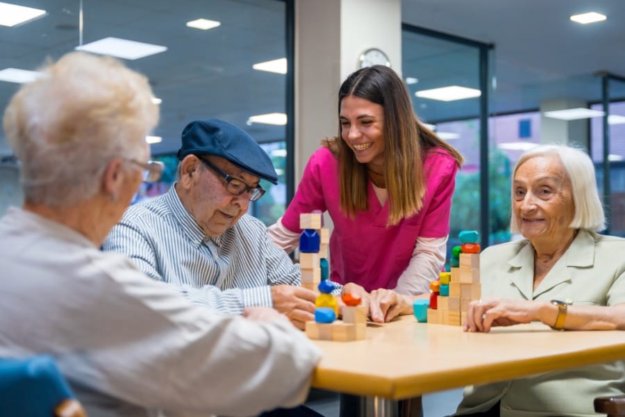 an RN in a local nursing home