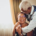 Wealthy elderly couple