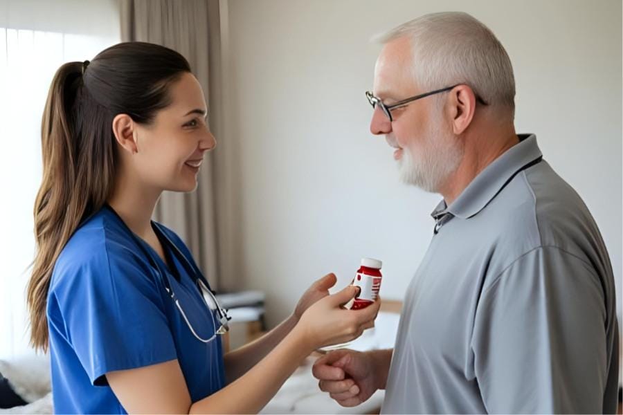 medication assistance tiburon ca A home nurse offering medication management
