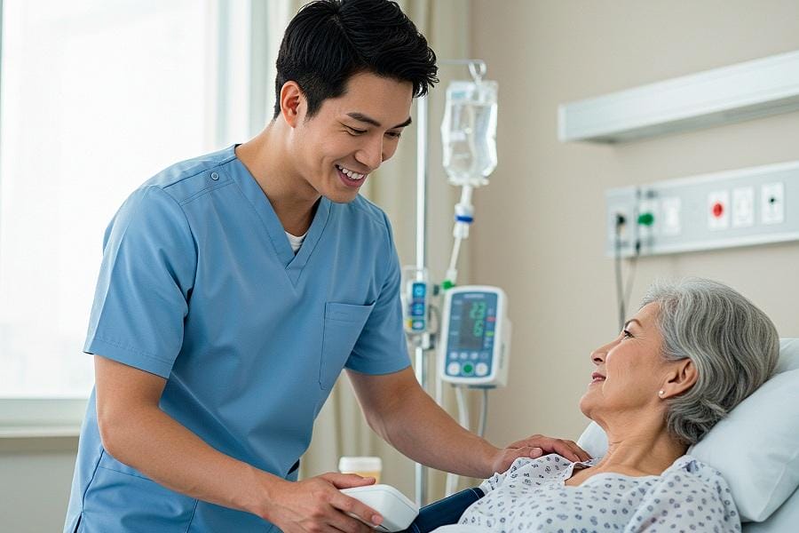 nurse staffing agency in modesto california Modesto male nurse in healthcare facility